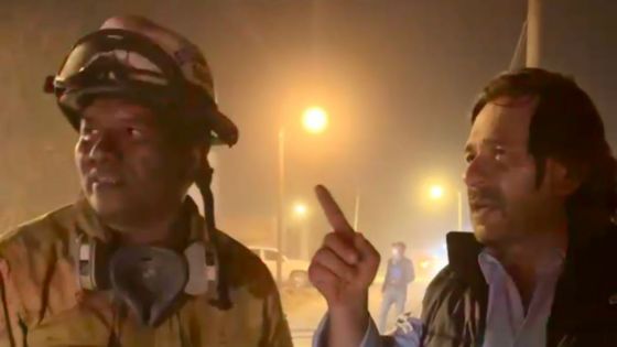el gobernador saenz recorrio esta madrugada zonas afectadas por los incendios